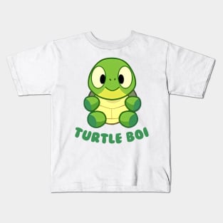 Turtle Boy Kids T-Shirt